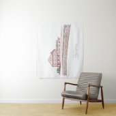 Wit-Russische architectuur Stadsschets Wandkleed (In situ)