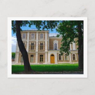 Wit-Russische architectuur van Synagogue Cityscape Briefkaart