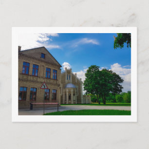 Wit-Russische architectuur van Synagogue Cityscape Briefkaart