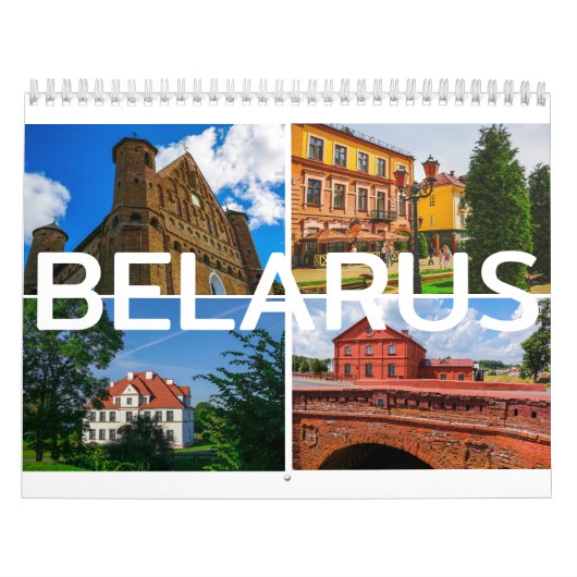 Wit-Russische architectuurlandschap Minsk Brest Kalender (Hoes)