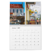 Wit-Russische architectuurlandschap Minsk Brest Kalender (Jan 2027)