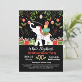 Wit-Russische cadeaubeurs voor kerstfeestjes Kaart (Staand voorkant)