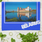 Wit-Russische Castle Architecture Grodno Mir Theedoek (Gevouwen)