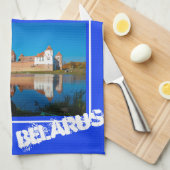 Wit-Russische Castle Architecture Grodno Mir Theedoek (Quarter Fold)