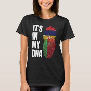 Wit-Russische en Mauritiaanse vlag voor het behoud T-shirt