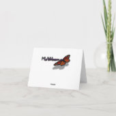 Wit-Russische en Rode Poinsettias II Kerstfeestdag Bedankkaart (Achterkant)