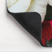 Wit-Russische en Rode Poinsettias II Kerstfeestdag Muismat (Hoek)