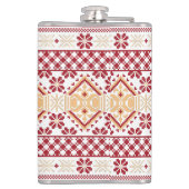 Wit-Russische Folk Art Wijnfles Heupfles (Achterkant)