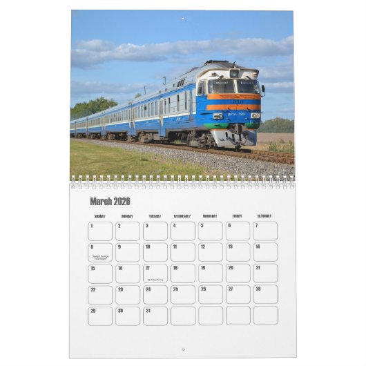 Wit-Russische kalender (Mar 2026)