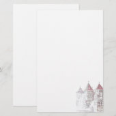 Wit-Russische kasteel Architecture Briefpapier (Voorkant / Achterkant)