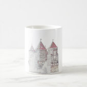 Wit-Russische kasteel Architecture Koffiemok (Center)