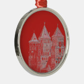 Wit-Russische kasteel Architecture Metalen Ornament (Rechts)