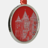 Wit-Russische kasteel Architecture Metalen Ornament (Rechts)
