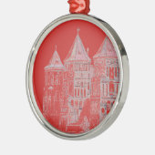 Wit-Russische kasteel Architecture Metalen Ornament (Links)