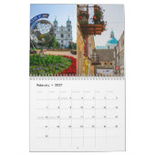 Wit-Russische landschapsarchitectuurstraten Kalender (Feb 2027)