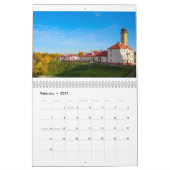 Wit-Russische landschapsarchitectuurstraten Kalender (Feb 2027)