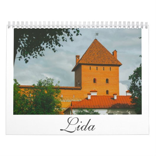 Wit-Russische Lida Architecture Landscape City Str Kalender (Hoes)