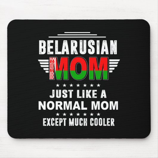 Wit-Russische moeder net als normale moeder, behal Muismat (Voorkant)