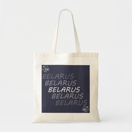 Wit-Russische Nationale Korenbloem Tote Bag (Voorkant)