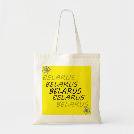 Wit-Russische Nationale Korenbloem Tote Bag (Voorkant)