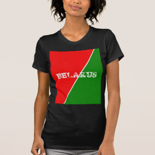 Wit-Russische Nationale Vlaggenkleuren T-shirt