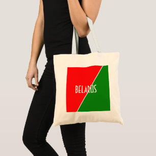 Wit-Russische Nationale Vlaggenkleuren Tote Bag