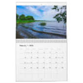 Wit-Russische Natuur Landschap Huts Oude huizen Kalender (Feb 2026)