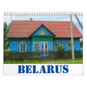 Wit-Russische Natuur Landschap Huts Oude huizen Kalender (Hoes)