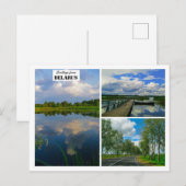 Wit-Russische Natuur van het Briefkaart van het me (Voorkant / Achterkant)
