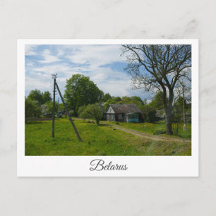 Wit-Russische Natuur voor landschapslandschap Briefkaart