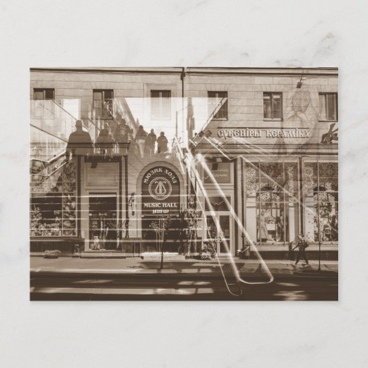 Wit-Russische ondergrondse architectuur van de Cit Briefkaart (Voorkant)