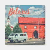 Wit-Russische Orsha Architectuur Red Mill Magnet (Voorkant)