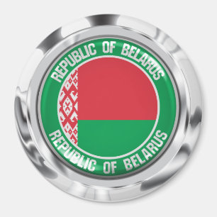 Wit-Russische Ronde Embleem Magneet