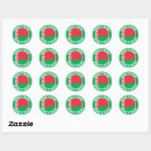 Wit-Russische Ronde Embleem Sticker (Vel)