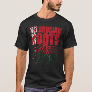 Wit-Russische Roots Wit-Russische vlag T-shirt