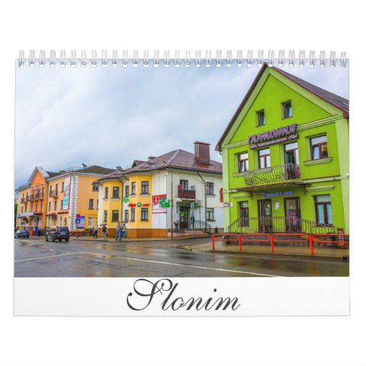Wit-Russische Slonim Architecture Landscape City S Kalender (Hoes)