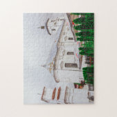 Wit-Russische Slonim Katholieke Kerk Architectuur Legpuzzel (Verticaal)