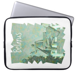 Wit-Russische Sovjettijdperk Architectuur Laptopho Laptop Sleeve
