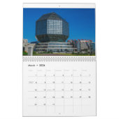 Wit-Russische stad Minsk Architectuur Cityscape М  Kalender (Mar 2026)