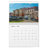 Wit-Russische stad Minsk Architectuur Cityscape М  Kalender (Feb 2026)