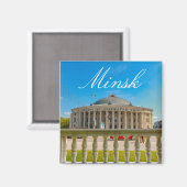 Wit-Russische stadsarchitectuur Magnet (Voorkant / Achterkant)