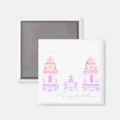 Wit-Russische stadsarchitectuur Magnet (Voorkant / Achterkant)