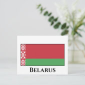 Wit-Russische vlag Briefkaart (Staand voorkant)