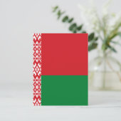 Wit-Russische vlag Briefkaart (Staand voorkant)
