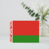 Wit-Russische vlag Briefkaart (Staand voorkant)