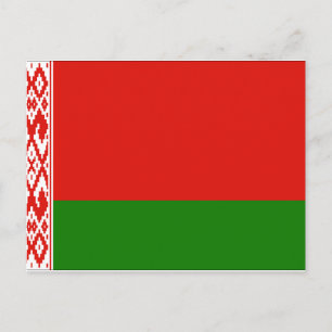 Wit-Russische vlag Briefkaart