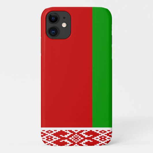 Wit-Russische vlag Case-Mate iPhone Case (Achterkant)