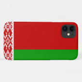 Wit-Russische vlag Case-Mate iPhone Case (Achterkant (horizontaal))