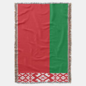 Wit-Russische vlag Deken (Voorkant Verticaal)