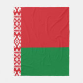 Wit-Russische vlag Fleece Deken (Voorkant)